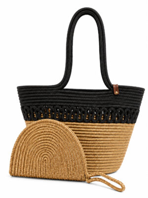Aya Trikot Omuz Çantası + Moss Clutch 2’li Kadın Hasır Çanta Seti Büyük Omuz Çantası ve Clutch El Yapımı Yazlık – görsel 38