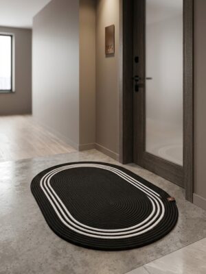 ARVEN Jüt, Hasır Desenli Kapı Önü, Çizgili Paspas, Banyo Paspası, Balkon Paspası Hasır Halı, jüt Paspas – görsel 22