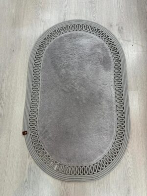 Nerissa 2'li Peluşlu Banyo Paspas Seti Yuvarlak ve Oval Paspas Takımları, Kaymaz Tabanlı, Yumuşak Dokulu, Şık ve Dekoratif Banyo Halısı, Modern Tasarım - Görsel 46