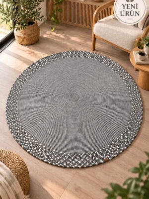 Mio Bal Peteği Pamuklu Örgü Kilim, Modern Bohem Dekoratif El İşçiliği Kilim, El Örgüsü ,Salon, Yatak Odası, Antre ve Koridor Halı Kilim Yolluk Hediyelik Ev Eşyası - Görsel 6
