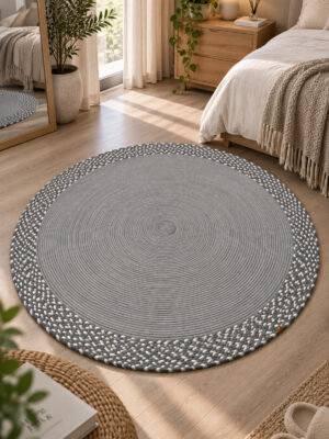 Mio Bal Peteği Pamuklu Örgü Kilim, Modern Bohem Dekoratif El İşçiliği Kilim, El Örgüsü ,Salon, Yatak Odası, Antre ve Koridor Halı Kilim Yolluk Hediyelik Ev Eşyası - Görsel 8