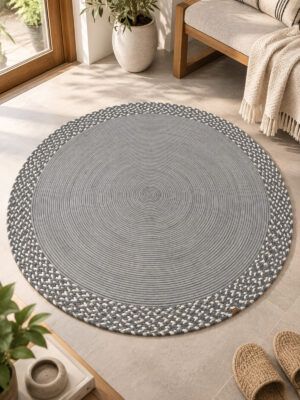 Mio Bal Peteği Pamuklu Örgü Kilim, Modern Bohem Dekoratif El İşçiliği Kilim, El Örgüsü ,Salon, Yatak Odası, Antre ve Koridor Halı Kilim Yolluk Hediyelik Ev Eşyası - Görsel 10