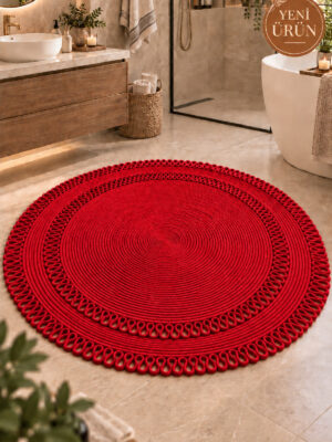 Alessa Doğal Yuvarlak Hasır Jüt Kilim Dekoratif Örgü Kilim – Modern Bohem Tasarım, Şık ve Doğal Görünüm, Salon, Mutfak ve Antre Kullanımı Desenli, Dekoratif, Kilim, Salon Çeyizlik, Hediyelik - Görsel 25