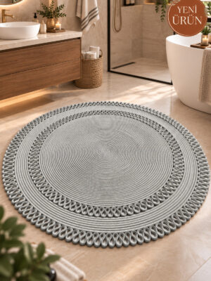 Alessa Doğal Yuvarlak Hasır Jüt Kilim Dekoratif Örgü Kilim – Modern Bohem Tasarım, Şık ve Doğal Görünüm, Salon, Mutfak ve Antre Kullanımı Desenli, Dekoratif, Kilim, Salon Çeyizlik, Hediyelik - Görsel 35